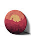 Decorative 3-Piece Round Canvas Painting Set - Model 6 - 4