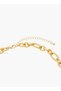 Gold Tone Chain Necklace - 3