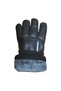 Men's Luxury Faux Leather Gloves with Fur Inside - 3