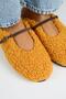 Rirta Women's Tedy Flat Elegant Buckle Mustard Slippers - 3