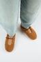 Rirta Women's Tedy Flat Elegant Buckle Tan Slippers - 7