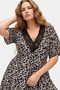 Lace Detailed Bamboo Flared Skirt Dress - 3