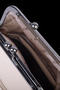Mini Vintage Scholarship Clip-On Women's Shoulder and Crossbody Bag Cream Victoria (20X17 cm) - 4