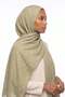 Chain Flow Shawl Oil Green - 2
