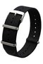 18mm Elastic Fabric Nato Textile Watch Band Strap N39Tld-B - 2