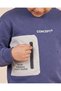 Boys Navy And Grey Graphic Sweatshirt - 3