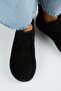 Cora 2 Women's Genuine Leather and Fur Mini Black Boots - 8