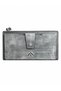 Unisex Genuine Leather Wallet with Multiple Compartments, Zipper, Large Size Card Holder and Passport Wallet - 4