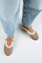 Felicia Fur Women's Genuine Leather Flat Elegant Buckle Mink Slippers - 5