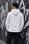Bery Large Size Men's Hooded Basic Sweatshirt with Two Threaded Kangaroo Pockets - 4