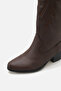 Women's Embroidered Short Heel Cowboy Boots A030-K925 - 3