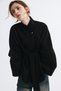 Keçeli Oversize Kaban - 3