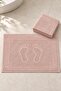 Liva Series 100% Cotton Footprint Patterned 2-Piece Foot Towel 50×70 cm