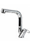 Chrome Mix Herringbone Spout Kitchen Sink Faucet – Single Handle Swivel Spout Faucet - 8