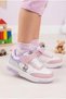Children's Figured Velcro Sports Shoes Color Blocked Comfortable Sole Casual Sneaker School Shoes
