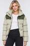 Women's Coat Stone-Khaki Z9649