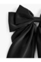 Satin Textured Bow Hair Clip - 3