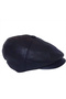 Men's Genuine Leather Eight-Piece Peaky Blinders Style Cap - Winter Vintage British Style Newsboy Cap - 6