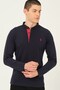 Men's Cotton Sweatshirt Set of 2 Navy Blue-White V4009 - 2