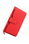 Women's Genuine Leather Wallet with Multiple Compartments, Zipper, Large Size Card Holder and Passport Wallet - 2