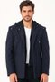 Men's Wool Blend Coat Plain Navy Blue K9532