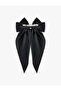 Satin Textured Bow Hair Clip - 2