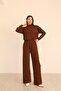 Ribbed Crop Trousers Double Set - 2