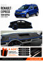 Renault Express Fully Closed (2021-2024) Compatible Glove Box Cover, Glove Box Case - Black-Blue - Re021