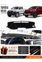 Toyota Hi̇lux (2016-2025) Compatible Glove Box Protection, Glove Box Cover, Glove Box Case - Black-Grey - To019