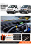 Renault Trafic (2001-2014) Compatible Glove Box Protection, Glove Box Cover, Glove Box Case - Black-Grey - Re046