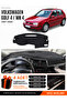 Volkswagen Golf 4 Mk4 (1997-2003) Compatible Glove Box Cover, Glove Box Case - Black-Grey - Vw009