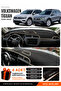 Volkswagen Tiguan (2016-2023) Compatible Dashboard Cover, Dashboard Case - Black-Beige - Vw024
