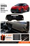 Toyota Chr Head up Display Not Available (2024-2026) Compatible Dashboard Cover - Black-Brown - To028