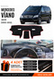 Mercedes Viano W639 (2003-2014) Compatible Glove Box Cover, Glove Box Case - Black-Red - Mb022