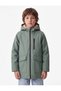 Plush Lined Hooded Coat with Zippered Waterproof Cover and Pockets - 2