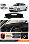 Skoda Super-B (2015-2021) Compatible Glove Box Protection, Glove Box Cover, Glove Box Case - Black - Sk012