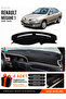 Renault Megane 1 (1995-2003) Compatible Glove Box Cover, Glove Box Case - Black-Beige - Re038