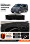 Volkswagen Transporter T6 with Cover (2015-2020) Compatible Glove Box Cover, Glove Box Case - Black - Vw030