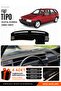 Fiat Tipo (1992-1997) Digital Console Compatible Dashboard Cover - Black-Brown - Fi018