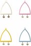 Bird Toy Swing with Bell, 4 Color Options - 6