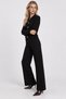 Belt Detailed Top-Bottom Knitwear Set 4316 Lki̇0064 Black - 3