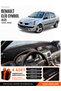 Renault Clio Symbol Ali̇ze (2002-2008) Compatible Dashboard Cover - Black-Brown - Re013