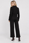 Belt Detailed Top-Bottom Knitwear Set 4316 Lki̇0064 Black - 7