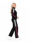 Women's Black Stripe Detailed Zippered Tracksuit Set – Sporty and Stylish Design for Casual Wear - 6