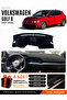 Volkswagen Golf 8 (2021-2025) Compatible Glove Box Protection, Glove Box Cover, Glove Box Case - Black - Vw034