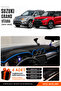 Suzuki Grand Vitara (2013-2025) Compatible Dashboard Cover, Dashboard Case - Black-Blue - Sz006