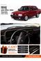 Tofaş Şahi̇n Doğan Kartal High Bust (1981-2002) Compatible Torpedo Cover - Black-Brown - Tf002