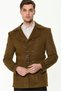 Men's Slim Fit Wool Blend Coat Camel K7539