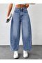 Women's High Waist Balloon Fit Barrel Jeans