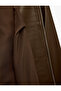 Long Sleeve Zippered Faux Leather Crop Jacket with Pockets - 8